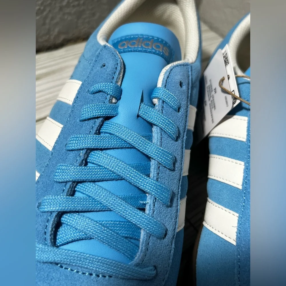 Adidas VL Court 2.0 Semi Blue Burst men’s sneakers shoes size 8.5 JIO496 lace up